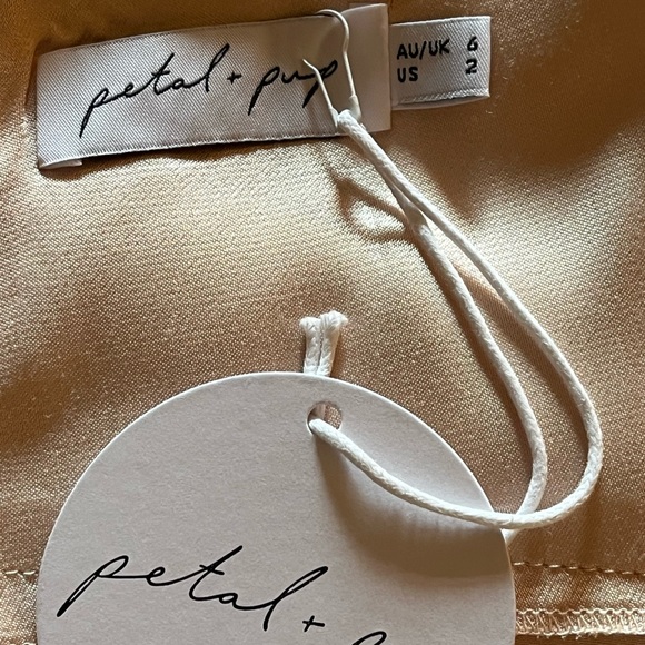 NWT Petal & Pup Tienna Dress in Champagne - Picture 10 of 10